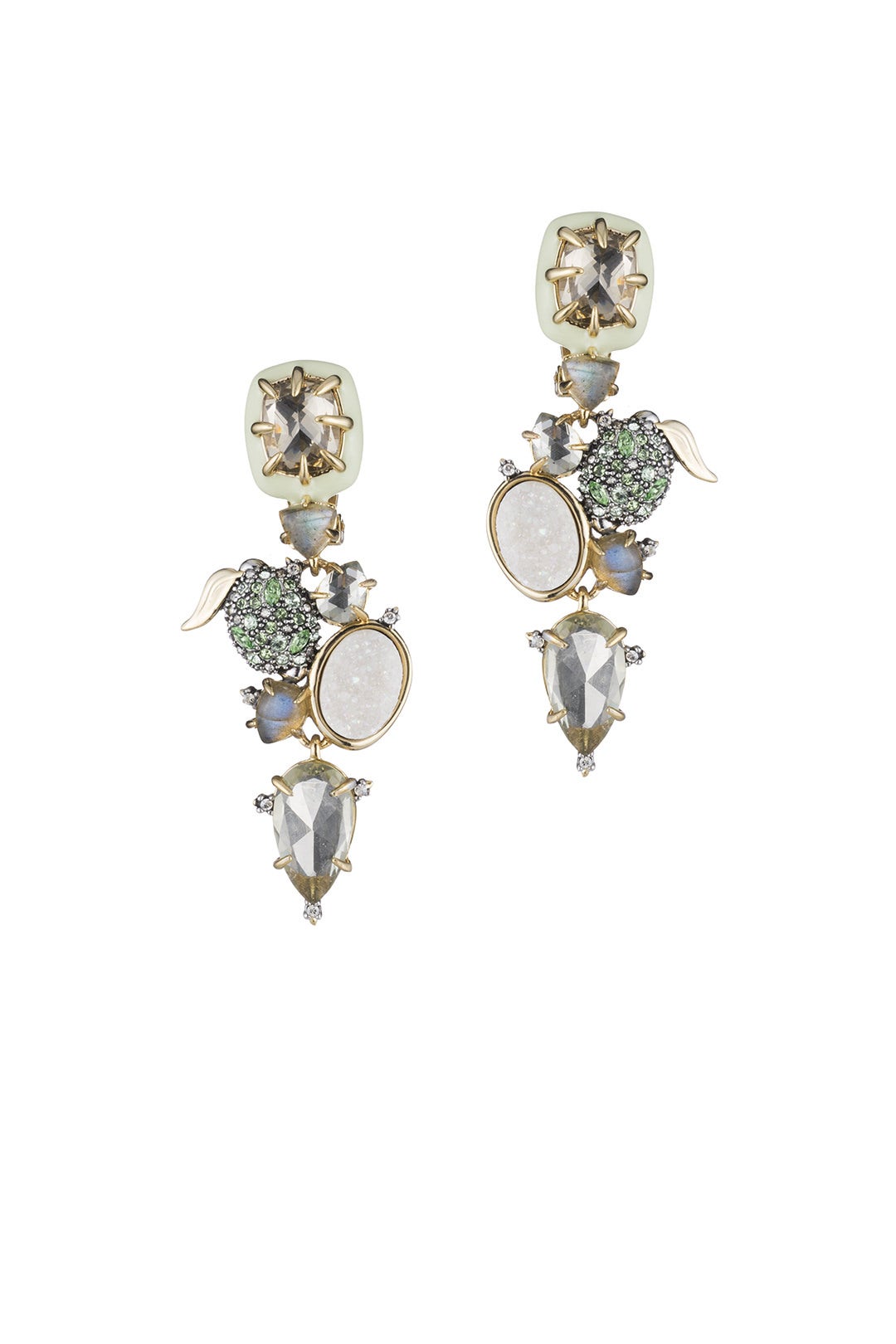 Lime Stone Earrings by Alexis Bittar