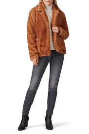 Twiggy Faux Fur Jacket by B Collection by Bobeau