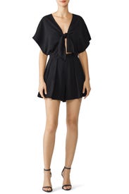 Black Kent Romper by Jay Godfrey