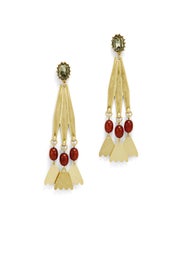 Gold Sierra Statement Earrings by Lulu Frost