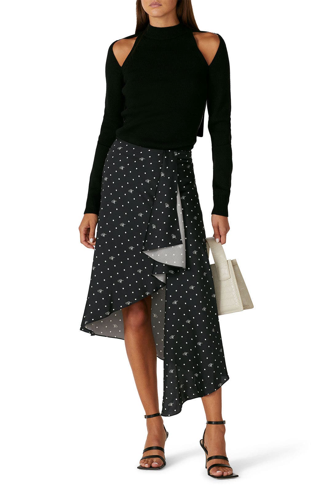 M Dot Cascade Slip Skirt by Monse 0