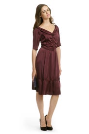 Victoria Satin Dress by Nina Ricci