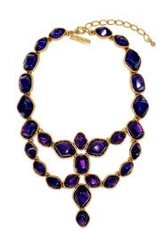 Deep Amethyst Statement Necklace by Oscar de la Renta