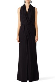 Black Lagos Gown by Parker