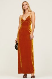 Gabe Velvet Gown by Ronny Kobo