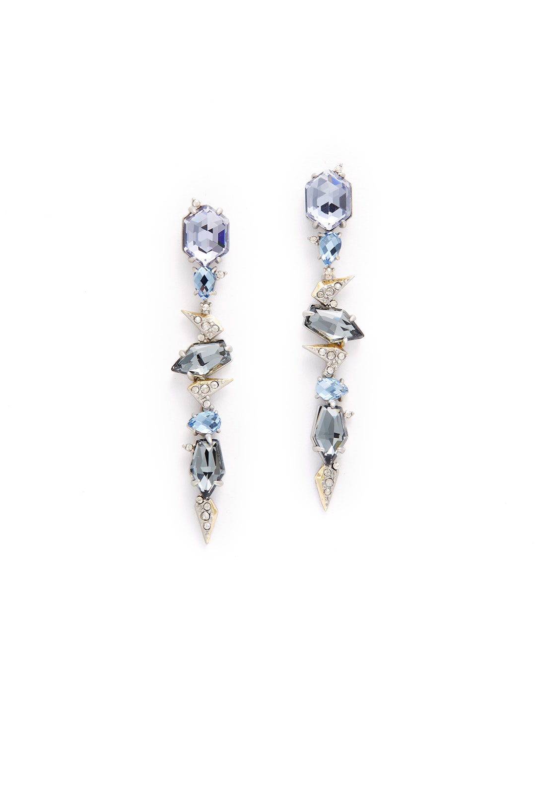 Crystal Encrusted Mosaic Earrings by Alexis Bittar 1