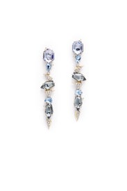 Crystal Encrusted Mosaic Earrings by Alexis Bittar