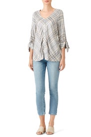 Tie Sleeve Blouse by B Collection by Bobeau