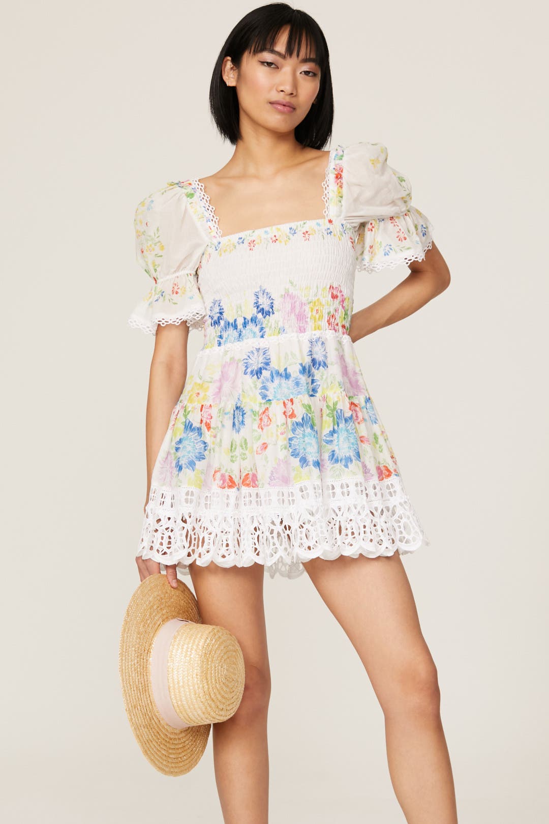 ワンピース Charo Ruiz SS25 Short Dress Ashai (254605 IVORYNELUM) ASHAISHORTDRESS_254605_8.jpg?v