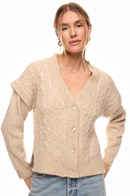 Myles Cabled Cardigan by Central Park West