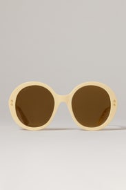 Oversized Circular Sunglasses by Gucci
