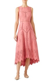 Pink Halone Midi Dress by Joie