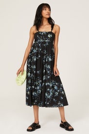 Floral Chain Strap Dress by Les Reveries