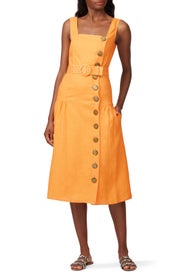 Button Pinafore Dress by Nicholas