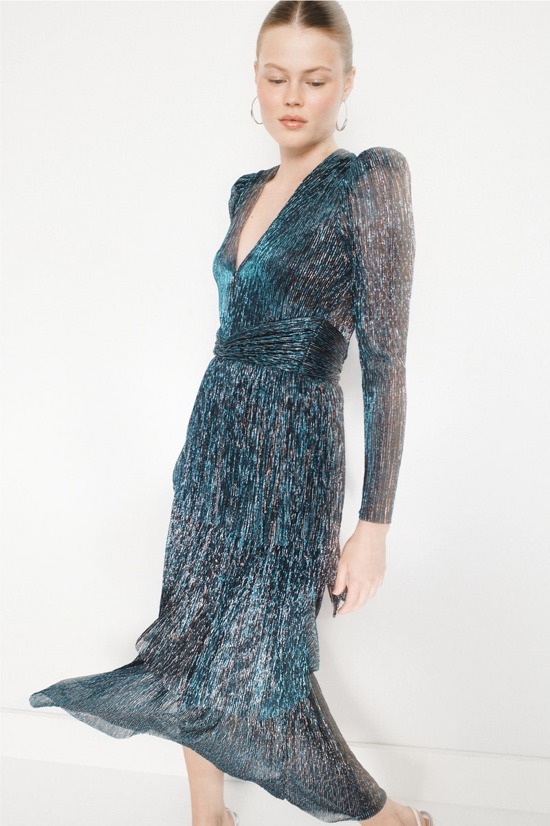 Pleated Carry Dress by Sabina Musayev