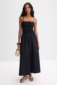 The Delta Dress in Blackout by Solid & Striped