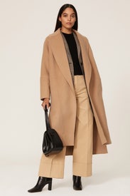 Oversized Shawl Collar Coat by Victor Alfaro x RTR