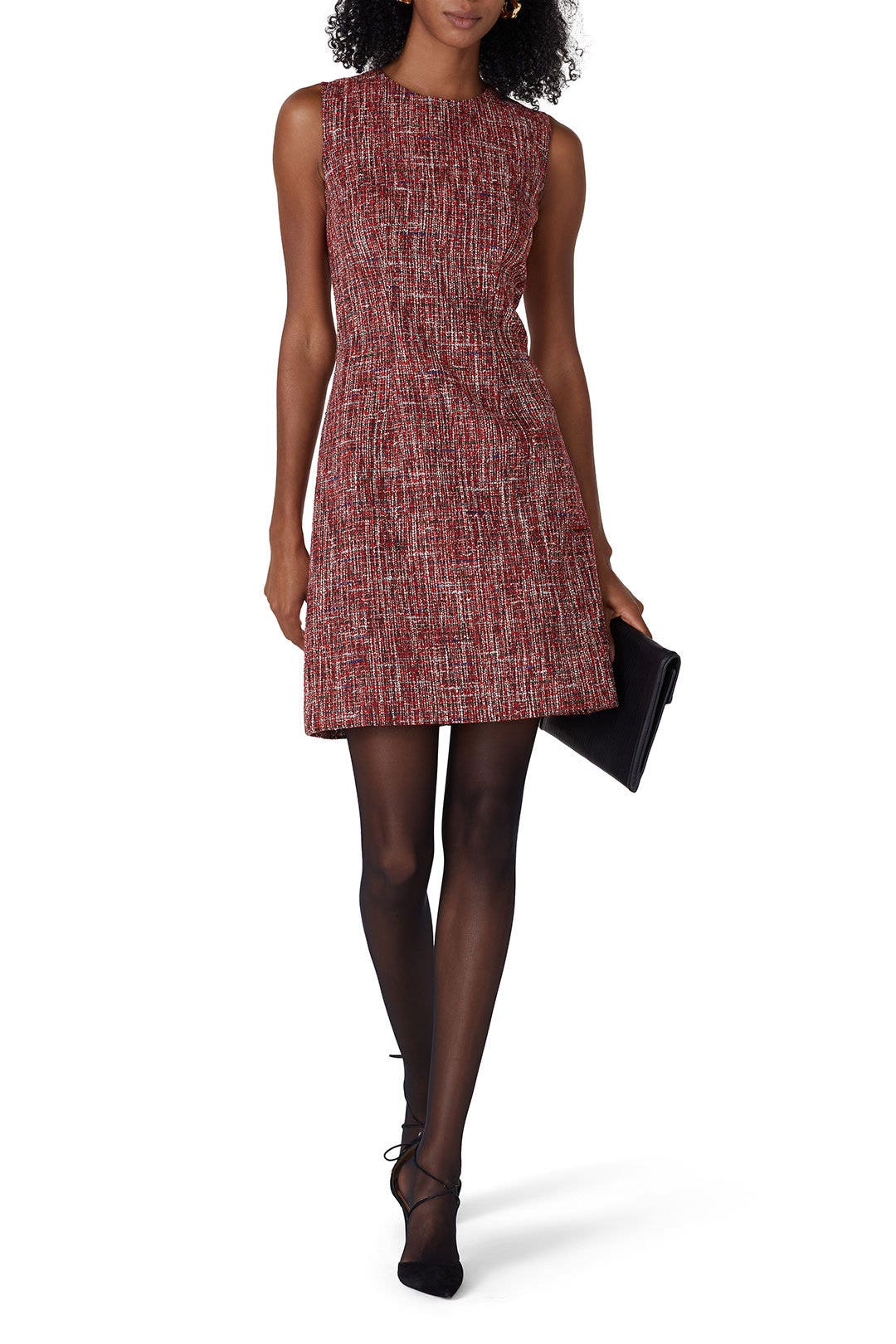 Red Tweed Sheath by Adam Lippes x RTR 0