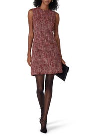 Red Tweed Sheath by Adam Lippes x RTR