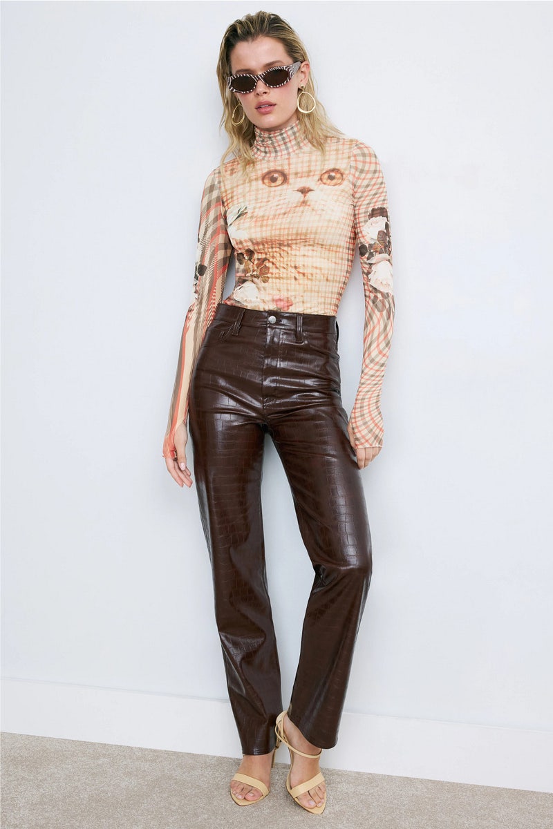 Zadie Cat Power Mesh Long Sleeve Top by AFRM - Photo 0