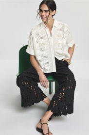 Alisa Eyelet Top by Fifteen Twenty