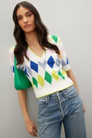 Spring Argyle Sweater by kate spade new york