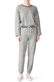 Taffy Stripe Active Sweatshirt by Splendid