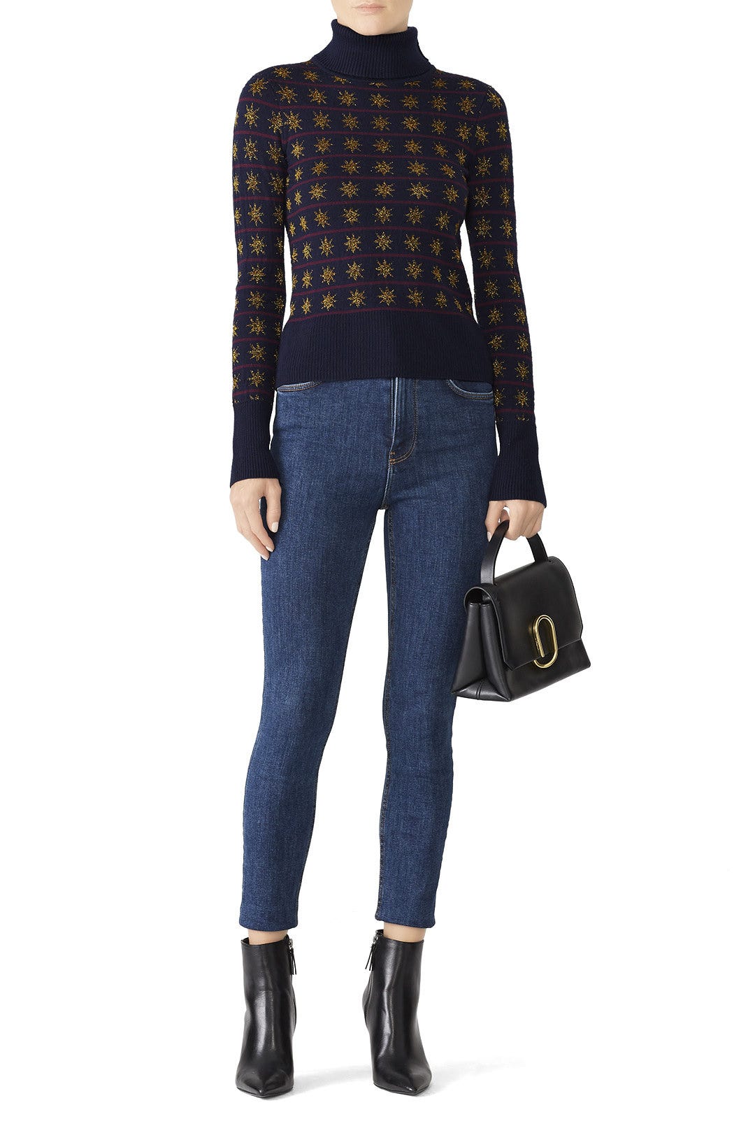 Petrol Mix Night Sweater by Temperley London 0