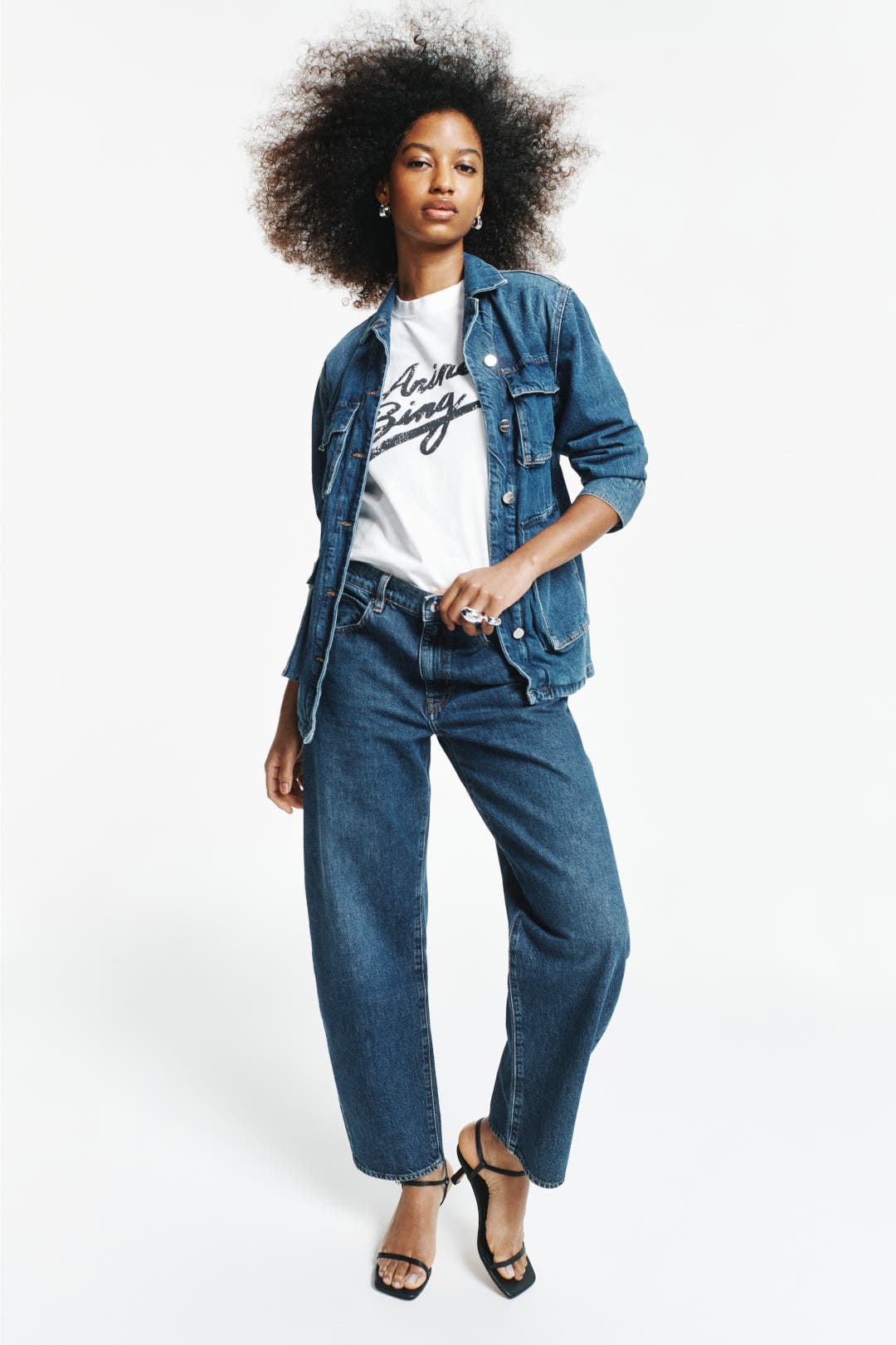 Jaylin Signature Tee by Anine Bing | Rent the Runway