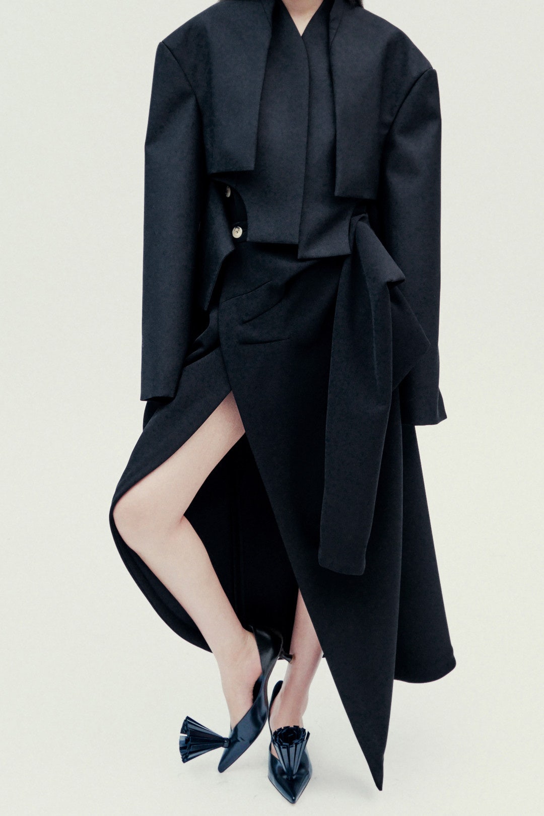 Oversized Cropped Jacket by A.W.A.K.E. Mode 0