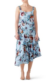 Botanical Asymmetric Dress by Cooper Street