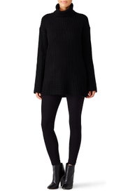 Black Open Back Sweater by Endless Rose