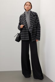 Gingham Outdoor Jacket by Harris Wharf London