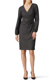 Silver Metallic Dress by Lauren Ralph Lauren