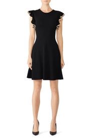 Black Saya Knit Dress by Shoshanna