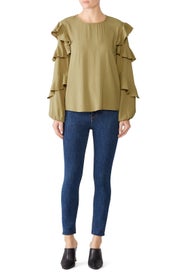 Eclipse Frill Top by Shilla