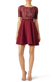 Burgundy Percy Dress by Slate & Willow