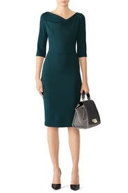 Draped Neck Sheath by Slate & Willow