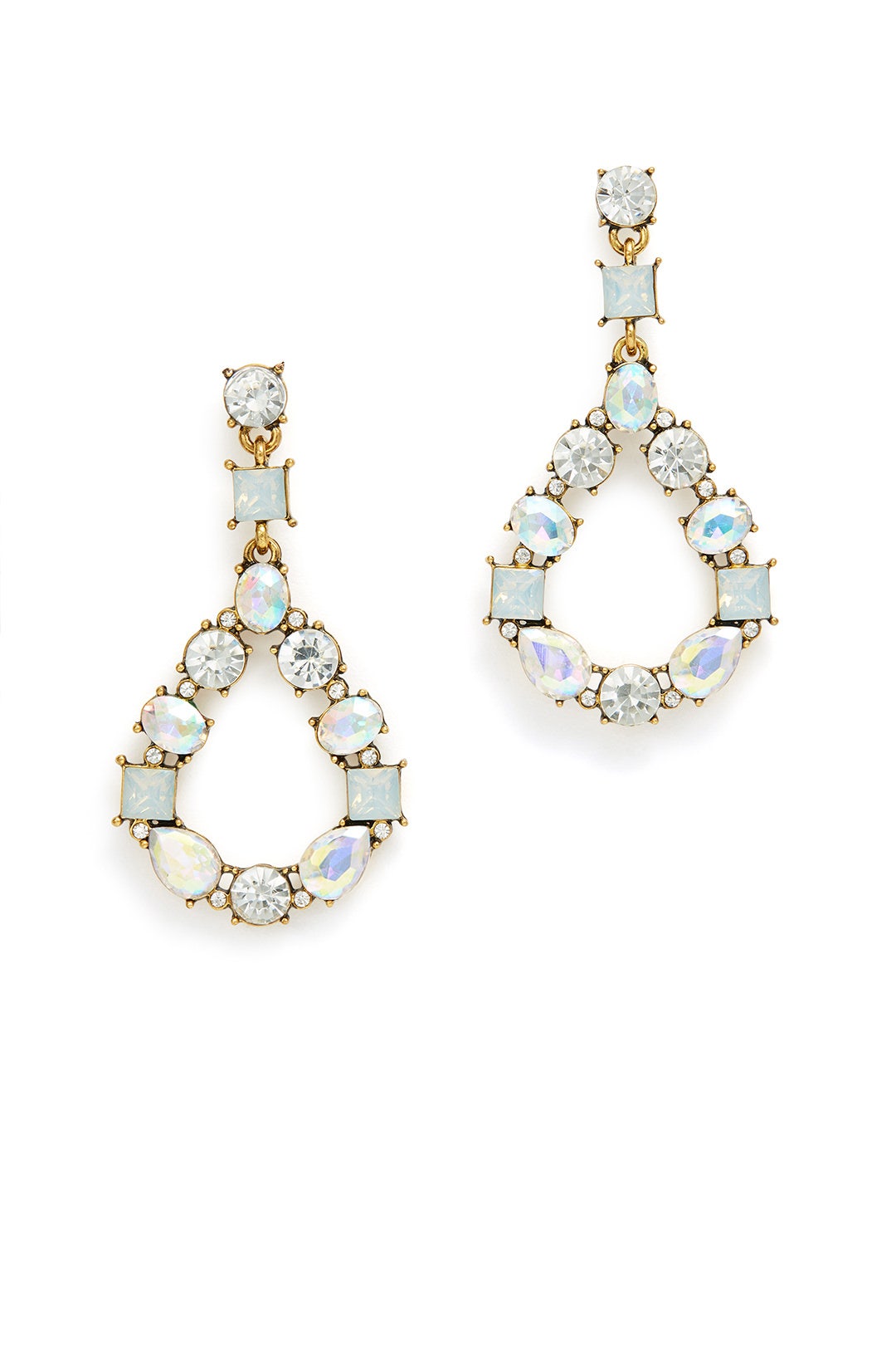 Iridescent Drop Earrings by Slate & Willow Accessories