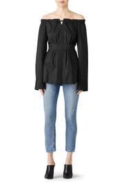 Black Garcon Top by Tibi