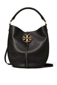 Black Miller Slouchy Bag by Tory Burch Accessories