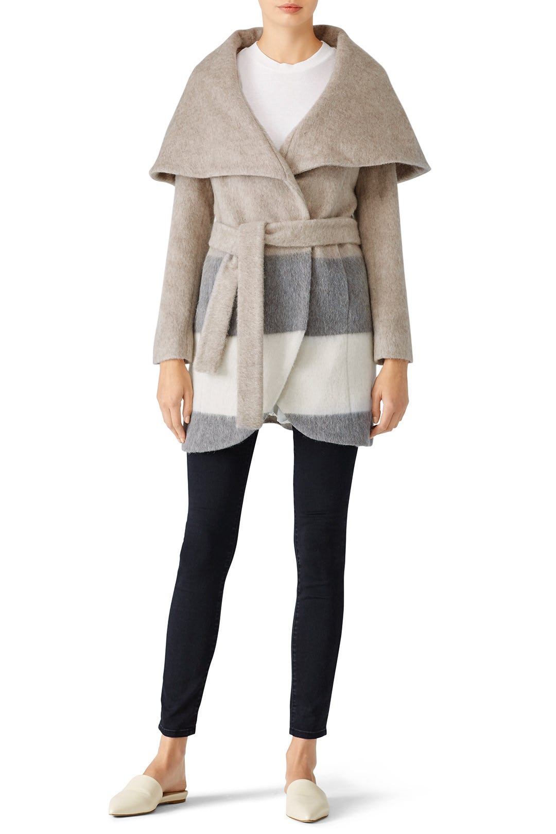 Stripe Sammy Coat by Waverly Grey 0