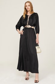 Satin Cutout Dress by Area Stars