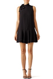 Black Pico Stitch Alyson Dress by Cooper & Ella