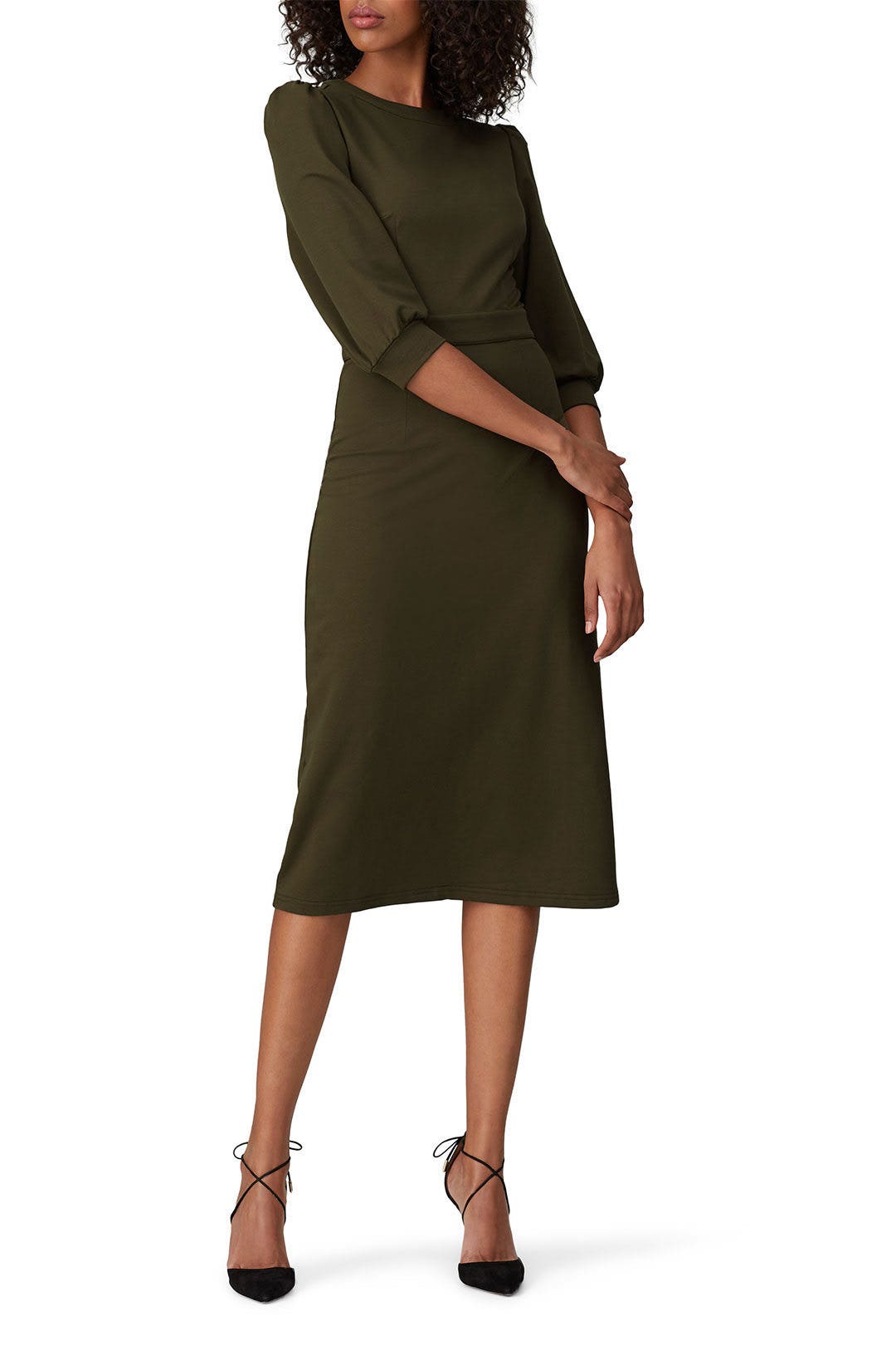 Green Grayson Dress by CAARA 0