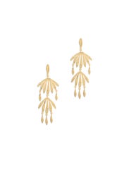 Gold Petal Drop Earrings by Gorjana Accessories