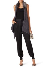 Faux Fur Collar Vest by KF/KaufmanFranco x RTR