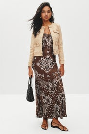 Yari Collarless Jacket by L'agence