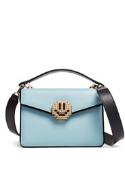 Blue Pixie Metal Smile Bag by Les Petits Joueurs