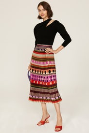 Jagger Pleated Skirt by Le Superbe